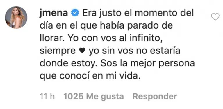El mensaje del mánager de Jimena Barón a la cantante tras ser suspendida de un show: "Tengo la suerte de saber cómo sos"