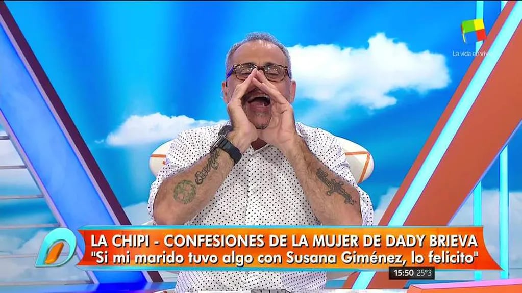 La Chipi confesó en TV quién es su famoso “permitido”: “Dady ya sabe que me gusta, es Rodrigo de la Serna”
