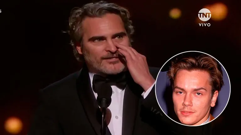 Joaquin Phoenix se quebró por la trágica muerte de su hermano River al recibir su Oscar como Mejor Actor
