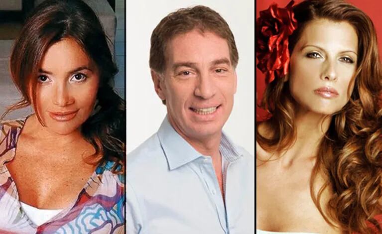 Escandaloso triángulo amoroso: Nancy Pazos, Diego Santilli y Analía Maiorana (Fotos: Web).