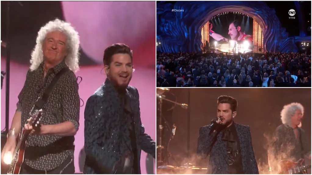 Queen abrió los premios Oscar 2019 con un show impresionante