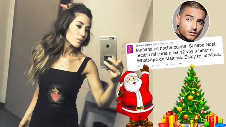 Jimena Barón y un pícarto tweet en las vísperas de Navidad (Foto: web)