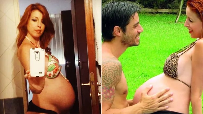 A los 42 años, Anabel Cherubito dio a luz a Simona (Foto: Web e Instagram)