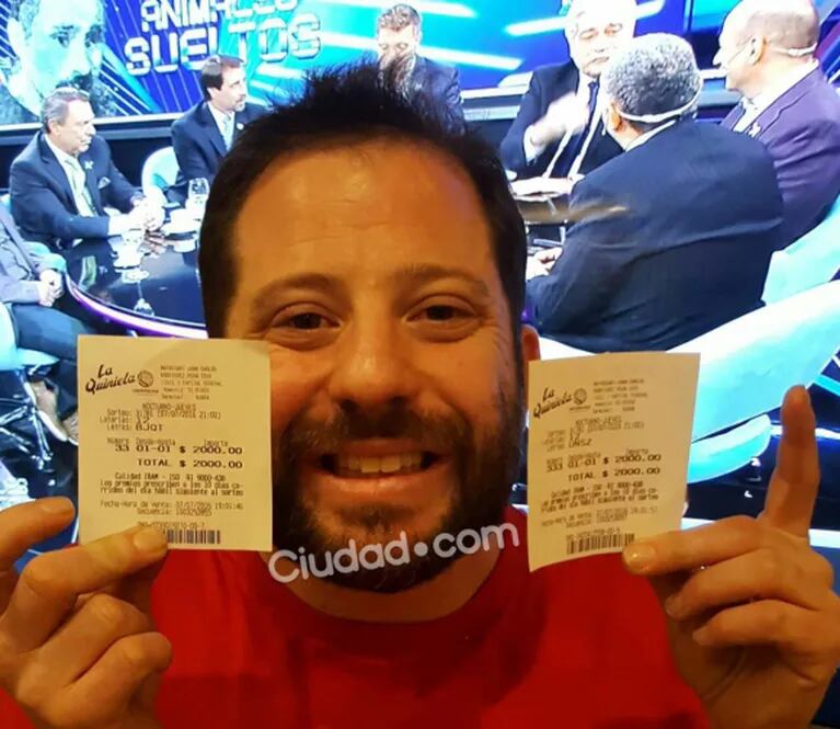 José Ottavis ganó 670.000 pesos en la Quiniela: le jugó al 33 y al 333