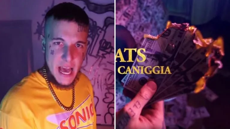 Alexander Caniggia lanzó en YouTube el videoclip de Barats, su nuevo tema