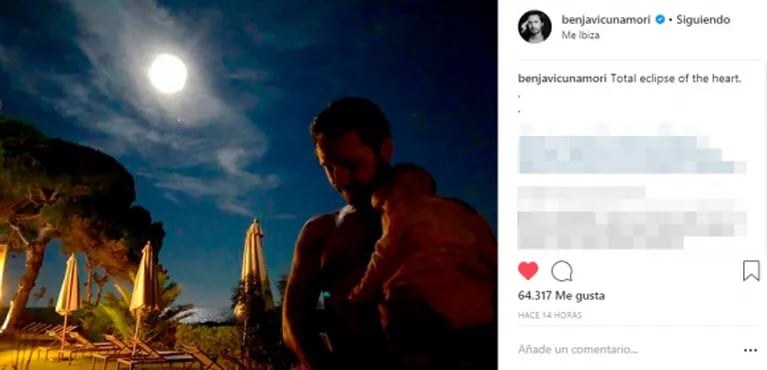 China Suárez y Benjamín Vicuña, con su hija Magnolia en Ibiza: días de amor, relax acuático y eclipse lunar