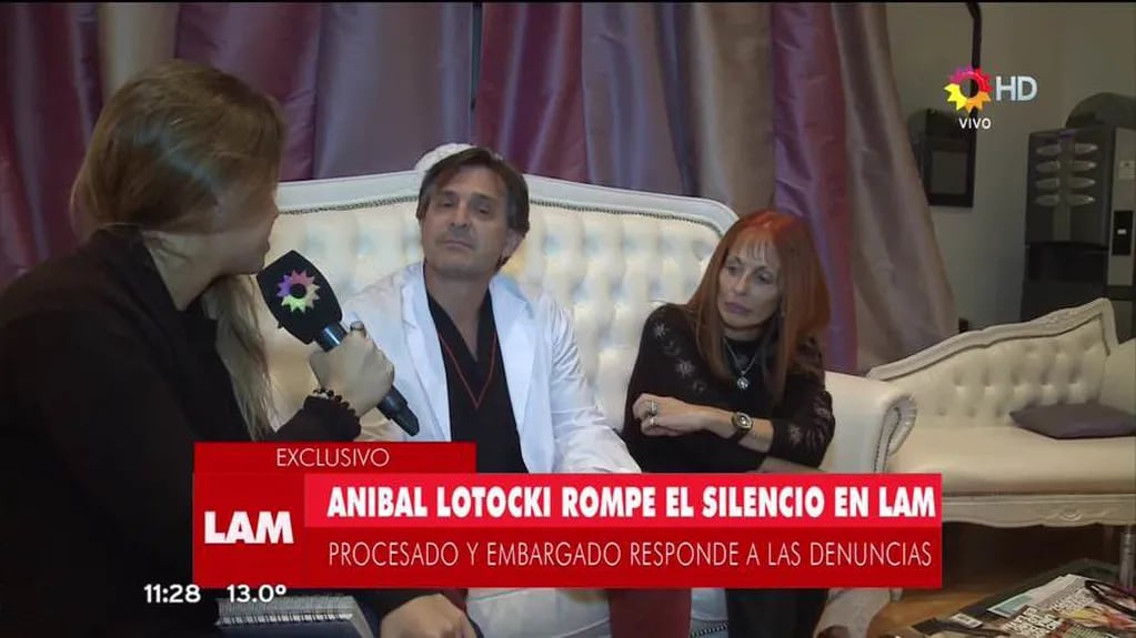 Aníbal Lotocki habló de la nueva operación de Silvina Luna y disparó contra Pamela Sosa