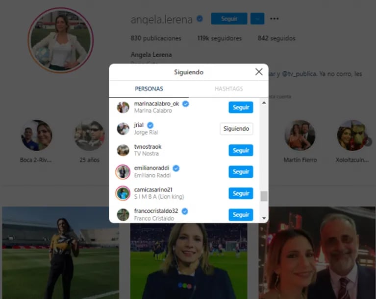 Fuerte reacción de Rial tras los duros dichos de Marina Calabró en su contra: el conductor la eliminó en Instagram