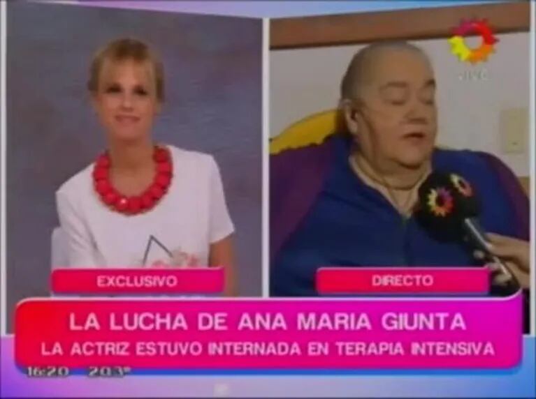 La milagrosa recuperación de Ana María Giunta: "Si Dios me mandó de vuelta, es porque me quedan cosas por hacer"