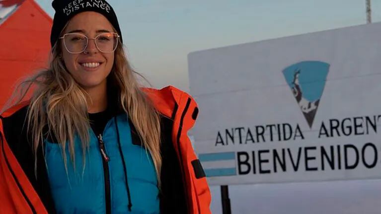 Nati Jota viajó a la Antártida Argentina
