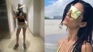 Silvina Escudero compartió sensuales fotos disfrutando de sus vacaciones en Miami.