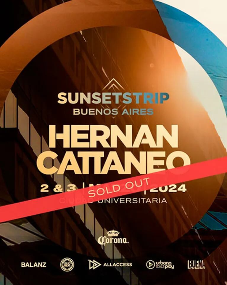 Hernán Cattaneo presenta Sunsetstrip 2024 en Buenos Aires: dónde y cuándo será el mega evento