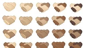 Los emojis de 2022 incluirán apretones de manos con diversos tonos de piel. Foto:DPA.