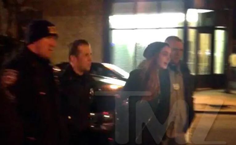Lindsay Lohan fue arrestada… ¡por pegarle a una mujer! (Foto: tmz.com)