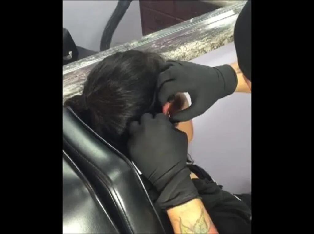 Rocío Rial se hizo su primer piercing en Los Ángeles