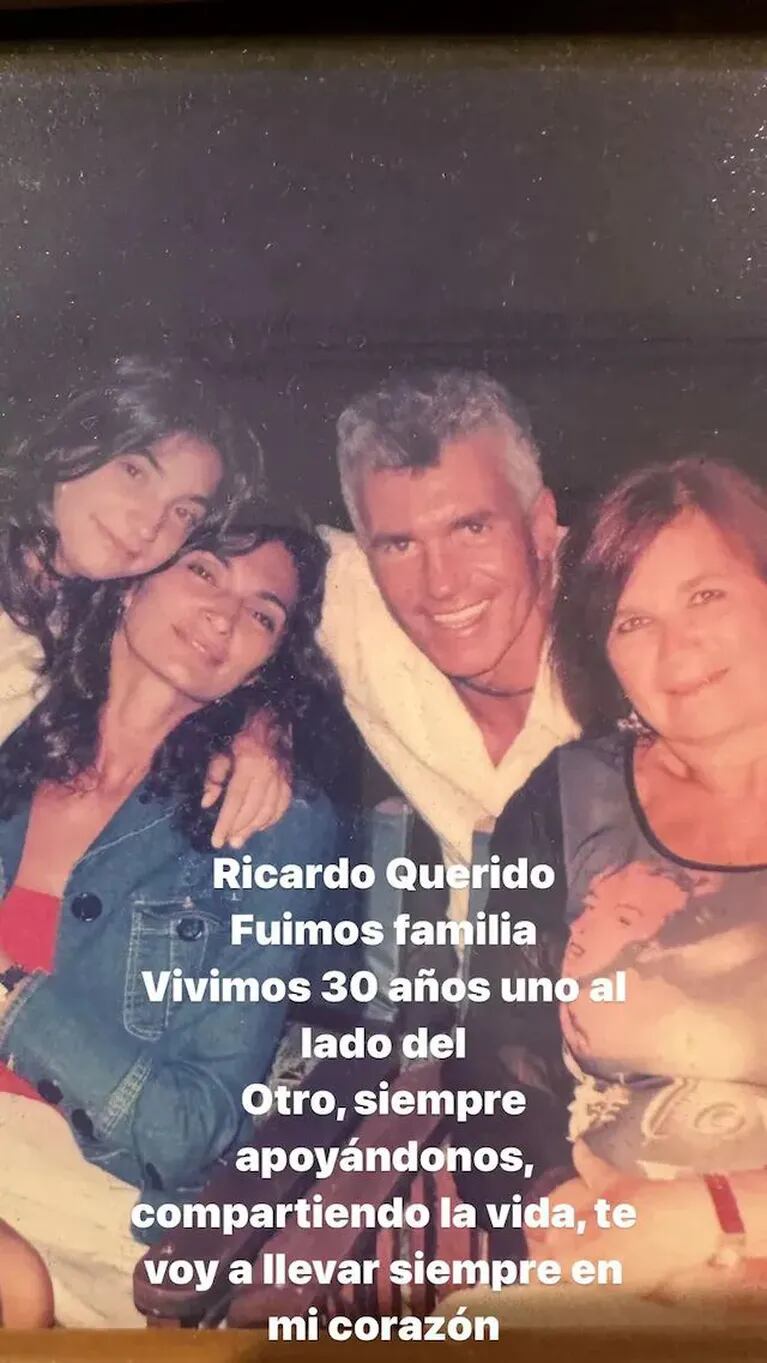 Mariana Arias despidió a Ricardo Piñeiro en redes sociales.
