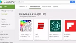 Google Play Store muestra el progreso de descarga de las nuevas aplicaciones en la pantalla de inicio