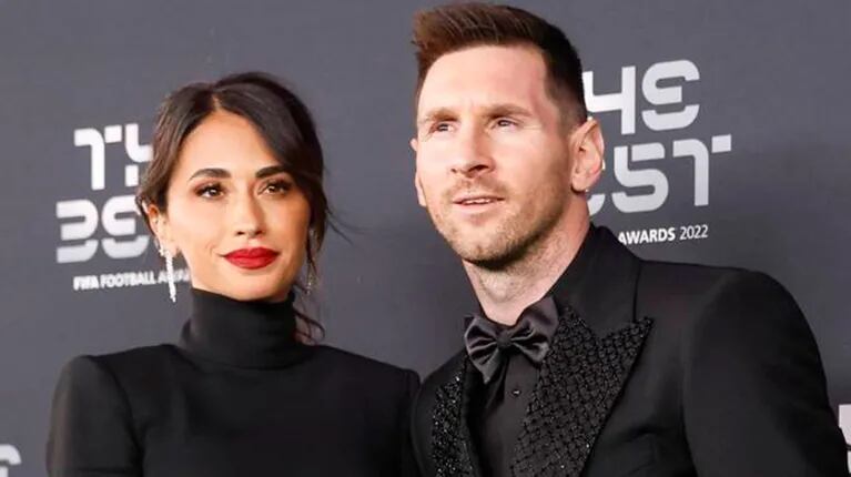 Antonela Roccuzzo confundió a Leo Messi y casi le da un beso a otro futbolista: el video viral