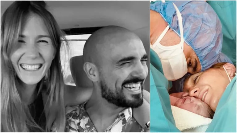 Abel Pintos compartió la primera foto de su bebé recién nacido (Fotos: Instagram)