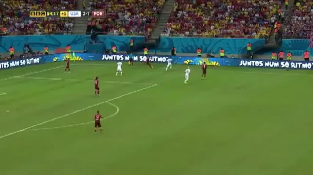 El gol del empate de Portugal ante Estados Unidos