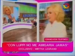 Mirtha Legrand: "Juana nunca me dijo que se separó de Gonzalo Valenzuela; a ella la veo muy flaca, eso me preocupa"