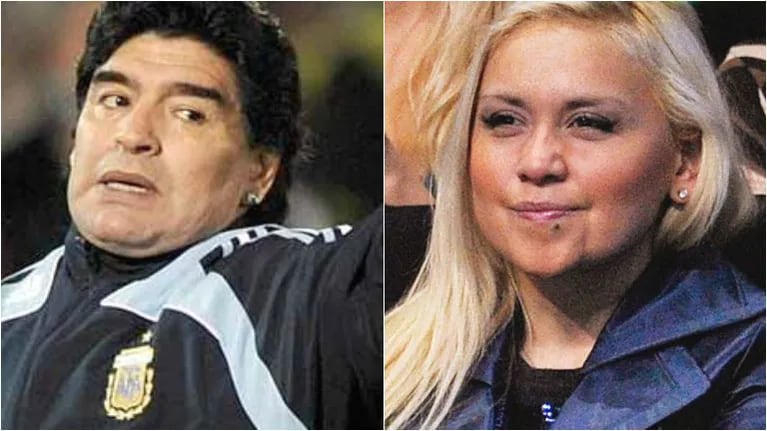 Maradona fue contundente al hablar de su relación con Verónica Ojeda (Fotos: Web)