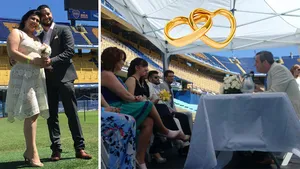 Doce parejas porteñas salieron sorteadas para casarse en La Bombonera