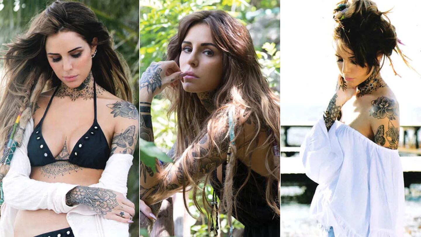 Cande Tinelli, el amor y su pasión por los tatuajes (Foto: Revista ¡Hola! Argentina)