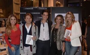 Los famosos dijeron presente en la presentación del libro de Nico Peralta (Foto: Prensa).