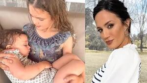 Paula Chaves compartió una dulce foto de sus hijas.