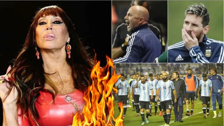 Moria Casán, súper picante con la Selección: "Los futbolistas son los nuevos divos, ganan más que los actores de Hollywood y no sienten ni la camiseta, ni la Argentina"