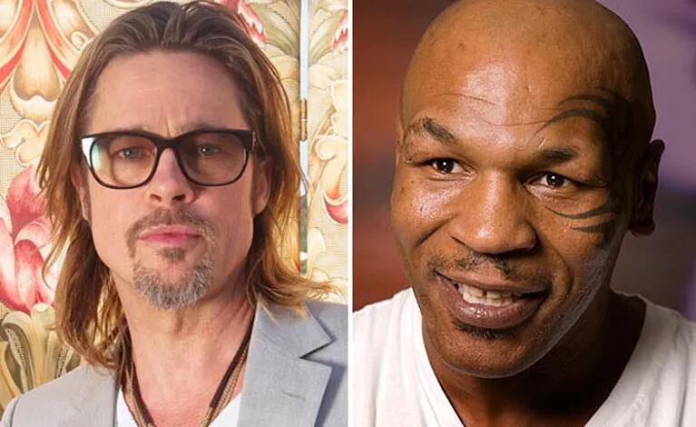 Mike Tyson casi le pegó una piña a Brad Pitt: mirá el motivo de la pelea