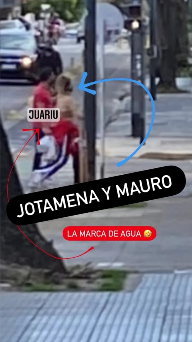 ¿Jimena Barón y Mauro Caiazza, juntos y reconciliados en las calles de Villa Urquiza?: "Los vi clarito"