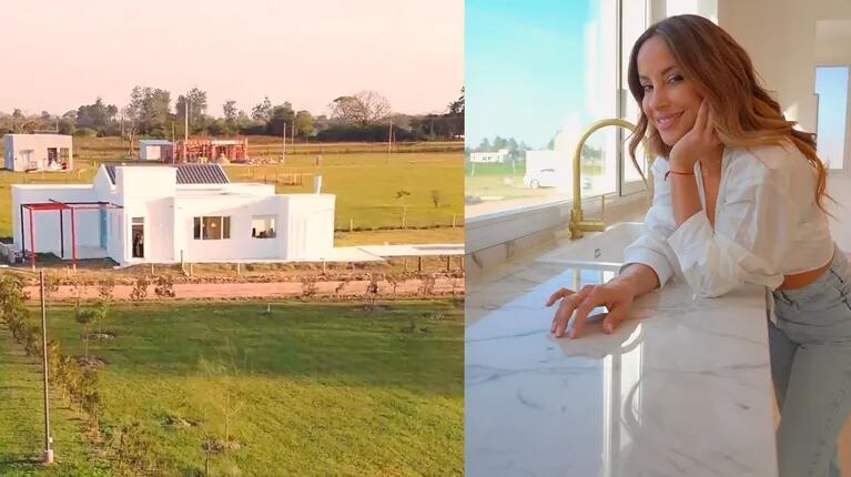 Lourdes Sánchez mostró cómo quedó su espectacular casa con vista al río en Corrientes