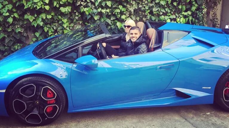 Mauro Icardi se compró una lujosa Lamborghini (Foto: Instagram)