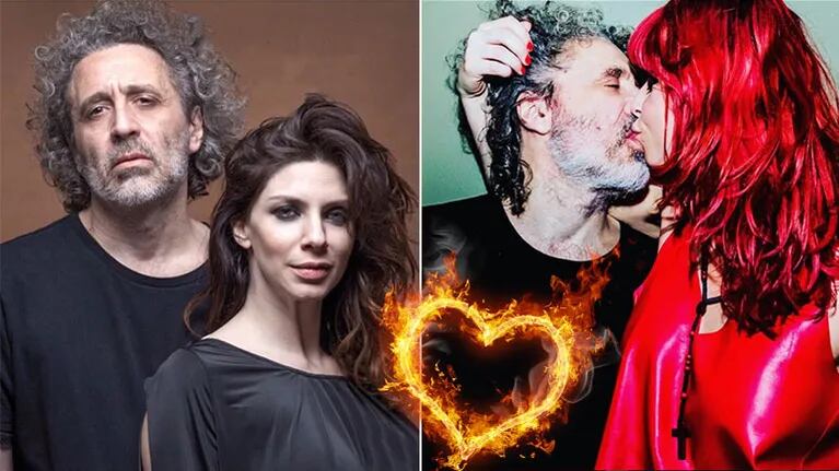 ¡Cuánta pasión! Romina Gaetani y la foto un beso súper hot con su novio rockero: Lo que fue será barrido…...