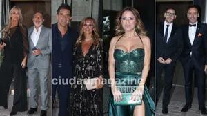 Los famosos en la boda de Baby Etchecopar y Silvia Cupeiro. (Foto: Movilpress)