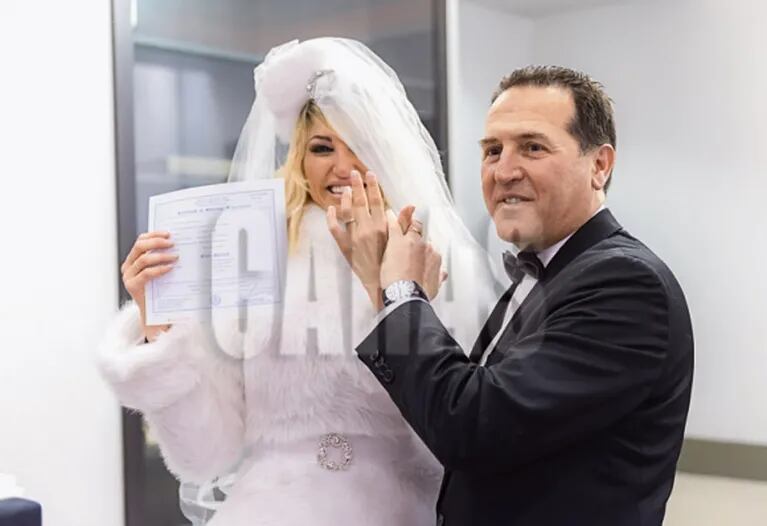 Vicky Xipolitakis y Javier Naselli se casaron en secreto en Nueva York: ¡las fotos de la boda!