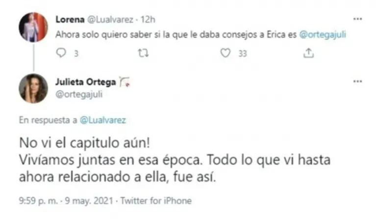 Julieta Ortega confirmó que apareció en un capítulo de la serie de Luis Miguel 