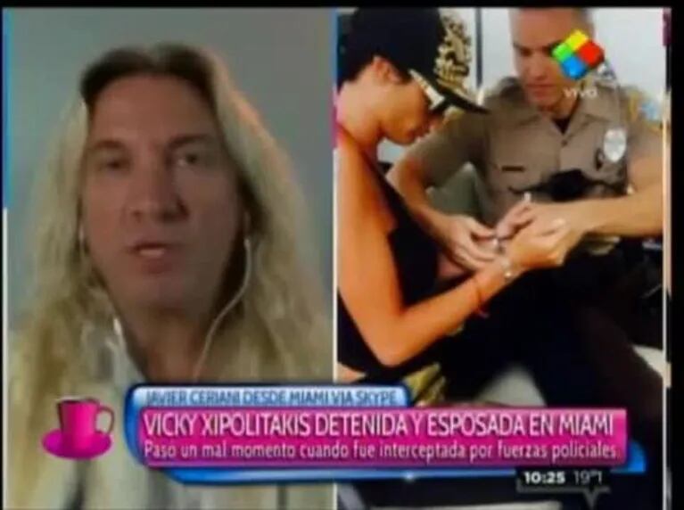 ¿La detuvieron o no a Xipolitakis? Un periodista argentino en Miami no le cree a Vicky: mirá por qué