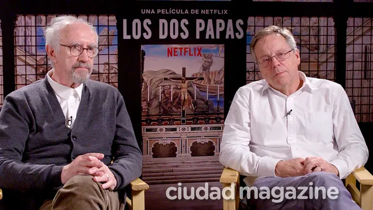 Los dos papas: Jonathan Pryce y el director Fernando Meirelles, a solas con Ciudad