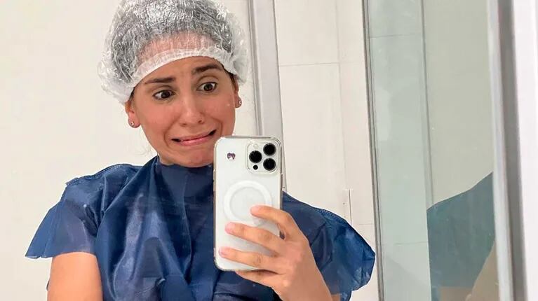 Cinthia Fernández posteó en sus redes después de su operación (foto: Instagram)