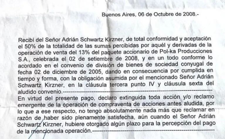 La respuesta de Adrián Suar a las acusaciones de Araceli González: "Cumplí con todas y cada una de mis obligaciones"