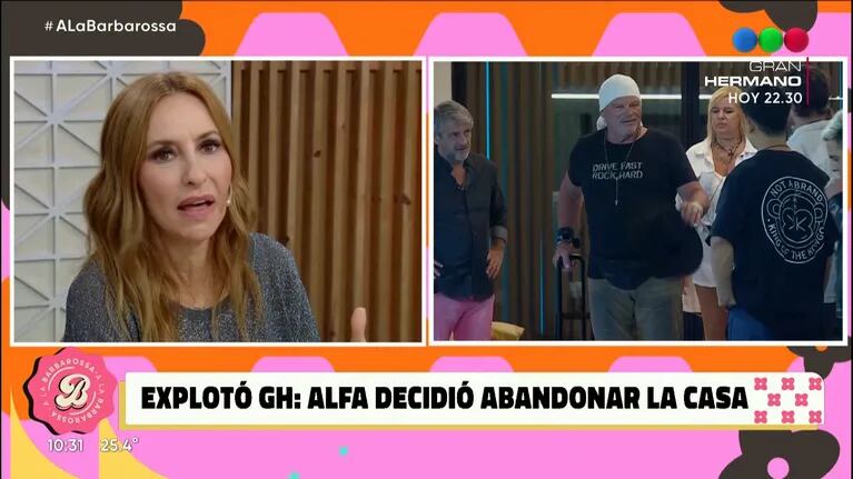 Analía Franchín repudió a Alfa por la cachetada que le dio a Manzana en Gran Hermano 2023: “Es desagradable”