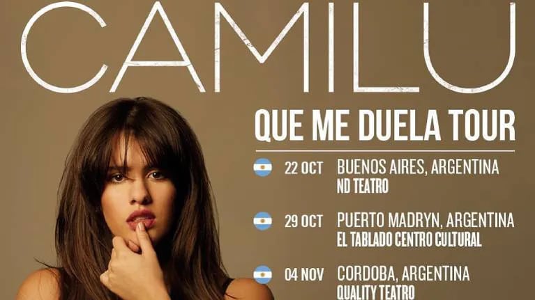Camilú presentó su segundo disco y prepara una gira por Argentina