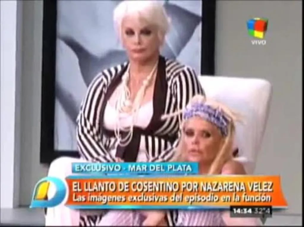 Marcelo Cosentino lloró mientras miraba a Nazarena Vélez en Leonas