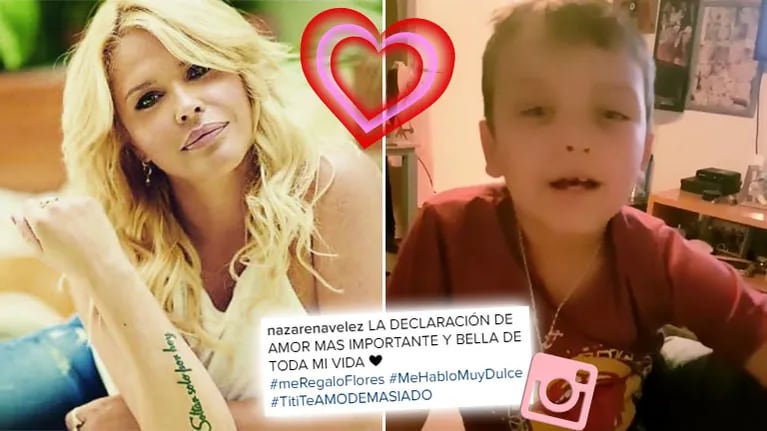 ¡Qué metejón! La tierna declaración de amor de Thiago a Nazarena Vélez: "Cada vez te voy amando más"