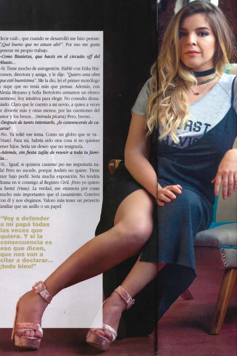 Dalma Maradona, resignada sobre la posibilidad de casarse con Andés Caldarelli: "Sería otra cosa si no quisiera tener hijos"