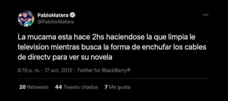 Se viralizaron escandalosos tweets del capitán de Los Pumas: "Linda mañana para salir en coche a pisar negros"