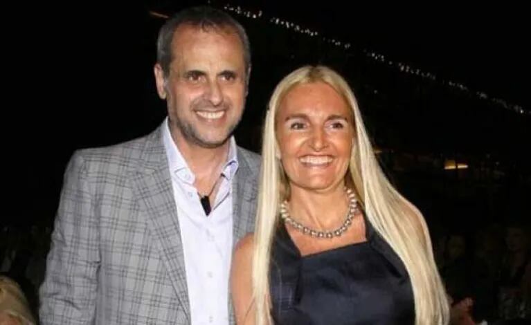 Jorge Rial y Jorge Rial y Silvia D Auro, cuando su matrimonio era todo sonrisas. (Foto: Web)